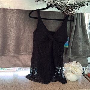 New bathing suit black size 14